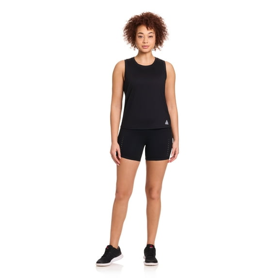 Reebok Women's On the Run Cropped Tank Top, Sizes XS-XXXL
