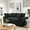 Black, variant on Commix Down Filled Overstuffed 2 Piece Sectional Sofa Set