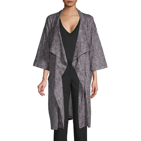 Loramendi Women's Plaid Trench Coat