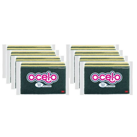 Duty Scrubber - Ocelo Heavy Duty Foam Scrubber, 16 Count
