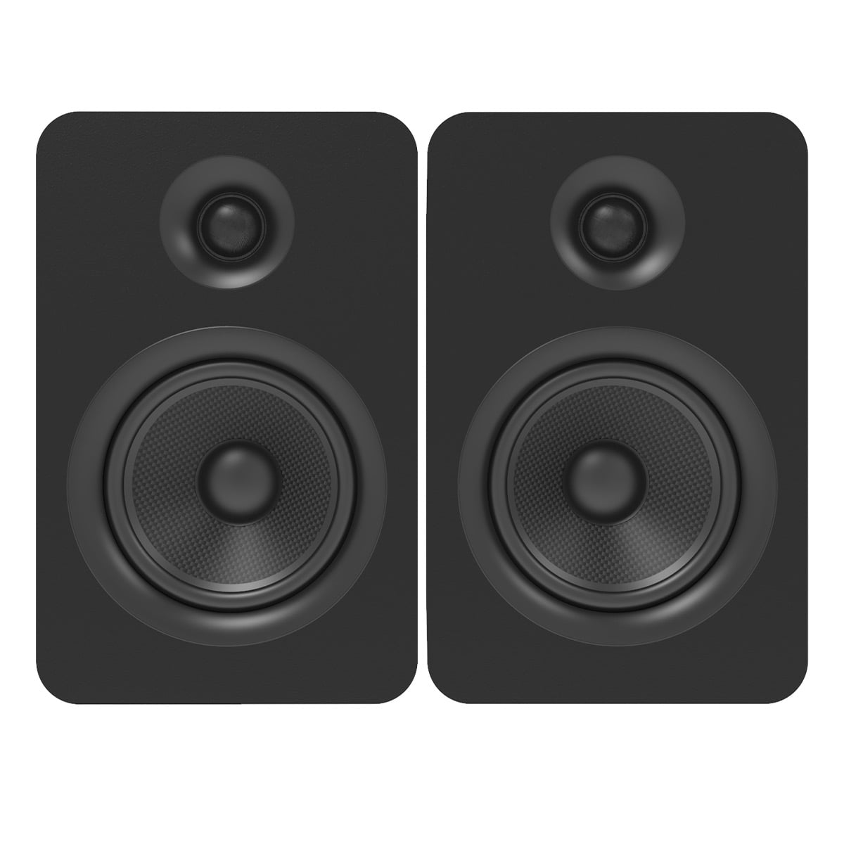 Kanto YUP6 Passive Bookshelf Speakers - Pair (Black)