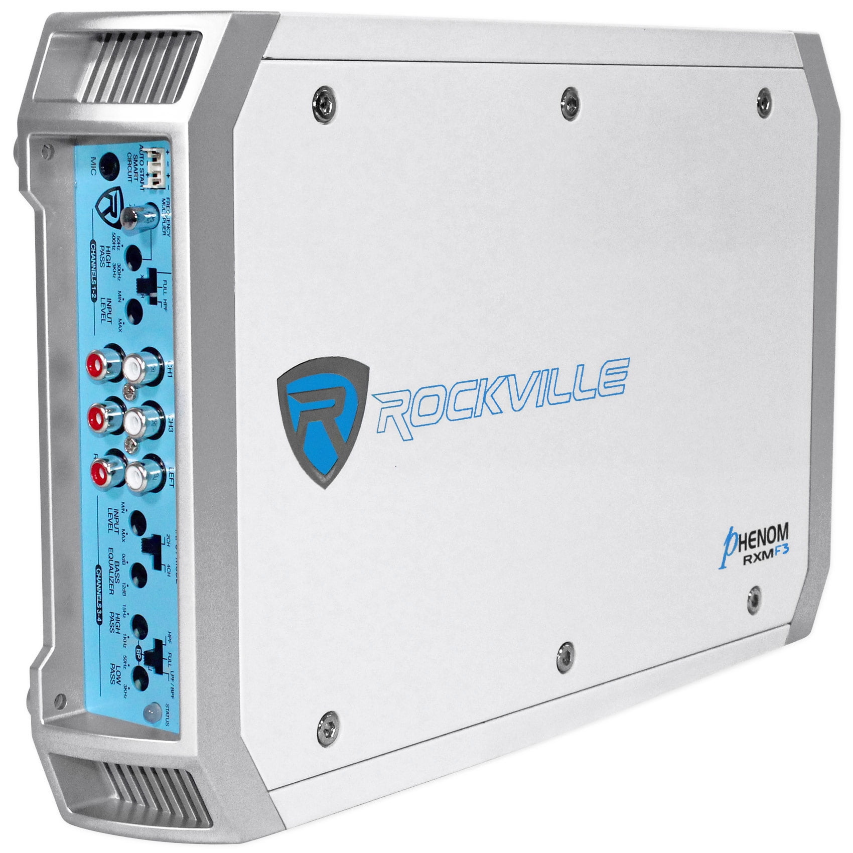 Rockville RXMF3 1600 Watt Peak/800w RMS Marine/Boat 4 Channel