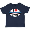 thumbnail image 3 of Inktastic I Love Rugby Sports Ball Boys or Girls Baby T-Shirt, 3 of 5