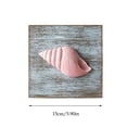 thumbnail image 4 of Beach Wall Art, Handcrafted Wood Seashell Starfish Hanging Decor, Nautical Mediterranean Wall Accent, Seaside Rustic Wall Ornaments for Vacation Rental, Bathroom, Coastal Living Space Layout, 4 of 7