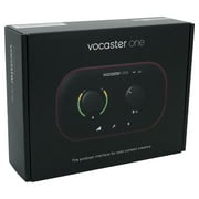 Focusrite Vocaster One USB-C Podcast Podcasting Studio Audio Recording Interface, Black
