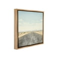 thumbnail image 4 of Stupell Industries Desert Horizon Highway Landscape Painting Brown Floater Framed Canvas Art Print Wall Art, 25 x 25, 4 of 10