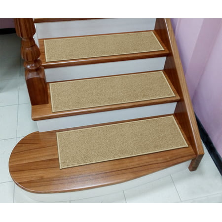 Sweet Home Stores Soft Non-Slip Carpet Stair Treads, 9