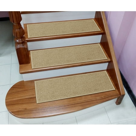- Sweet Home Stores Soft Non-Slip Carpet Stair Treads, 9