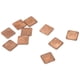 thumbnail image 4 of 100 Uds disipador de calor 401w/mk conductividad térmica sin rebabas Material de cobre brillante pequeño disipador de calor para ordenador portátil GPU CPU 15x15x0,5mm, 4 of 9