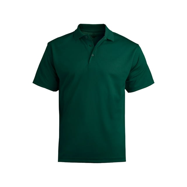 Ed Garments Men's Big And Tall Dry-Mesh Hi-Performance Polo Shirt, HUNTER, 5XLT