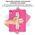 thumbnail image 6 of ELEHOLD Rugged Case for iPad 10th Generation 10.9 inch,Hybrid EVA+PC Shockproof Case 360° Rotatable Foldable Portable Kickstand Kids Friendly Cover with Shoulder Strap,Rose+Beige, 6 of 8