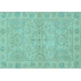 thumbnail image 1 of Ahgly Company Indoor Rectangle Oriental Light Blue Traditional Area Rugs, 4' x 6', 1 of 4