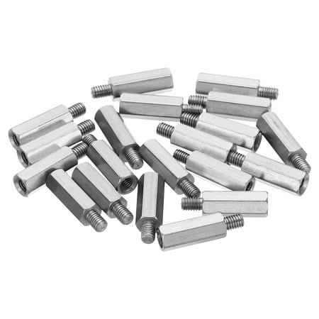 

Uxcell M3x13mm+4mm Male-Female Hex Standoff Screws Stainless Steel PCB Standoffs for Motherboards 20 Pack