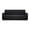 Black, variant on Dvruxg Solid Color Elastic Sofa Cover – Universal Knitted Velvet Couch Protector – Stretchable, Machine Washable & Stain Resistant Sofa Cushion Cover for All Seasons