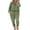 Army Green, variant on Pajamas Women's Long Sleeve Pj Set Soft 2 Piece Loungewear Sleepwear with Jogger Pants