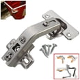 thumbnail image 1 of At 135 Degree Corner Folded Cabinet Door Hinges Face Frame Soft Close Half Overlay Kitchen Shytmv, 1 of 5
