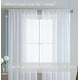 thumbnail image 2 of Cortinas transparentes HLC.ME blancas de 183 cm x 183 cm para dormitorio, juego de 2, 2 of 8
