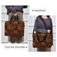 thumbnail image 6 of FORMRS 16" Laptop Bag Carrying Sleeve Case with Handle Travel Shoulder Briefcase, Abstract Tribal Pattern, 6 of 8