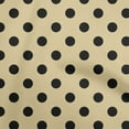 thumbnail image 1 of oneOone Cotton Poplin Twill Light Brown Fabric Dots Dress Material Fabric Print Fabric By The Yard 56 Inch Wide-FC, 1 of 6