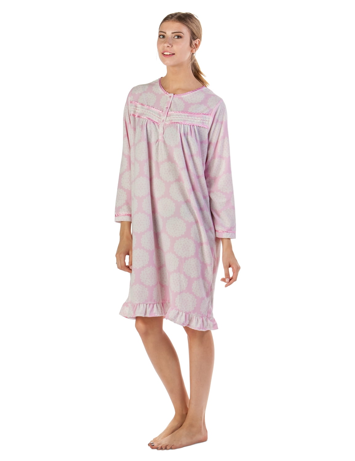 long fleece nightgown