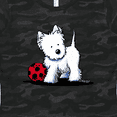 thumbnail image 4 of Inktastic Westie with Ball Women's T-Shirt, 4 of 5