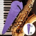 thumbnail image 5 of RENACLIPY Purple Sax Cleaning Cloth Durable Artificial Suede Easy to Use for Music Instruments, 5 of 5