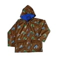 thumbnail image 2 of Little Boys Brown Monster Truck Rain Coat 3T, 2 of 2