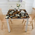 thumbnail image 3 of nygtbtfer Halloween Vinyl Flannel Backed Tablecloth, Witch Hat, and Print Vinyl Halloween Tablecloth with Flannel Backing, 3 of 7