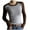 Coffee, variant on Yuyuzo Fall Winter Tops for Women Crew Neck Color Block Long Sleeve Slim Fitted Dressy Underscrubs