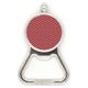 thumbnail image 1 of Blanco rojo Navidad decoracion patron Acero inoxidable Metal cerveza tapa sacacorchos, 1 of 3
