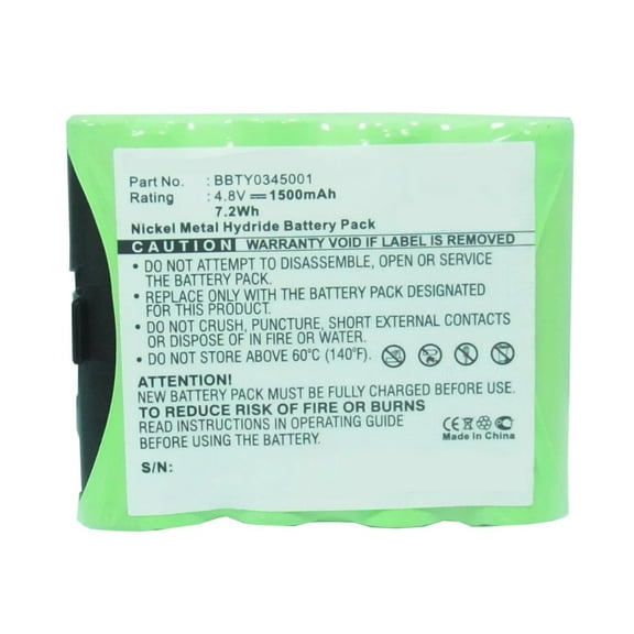 Batteries N Accessories BNA-WB-H8157 Cordless Phones Battery - Ni-MH, 4.8V, 1500mAh, Ultra High Capacity Battery - Replacement for AEG BT153 Battery