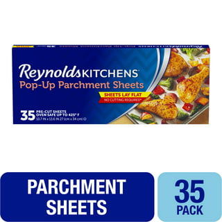 The Smart Baker Large 11 Inches x 17 Inches Perfect Parchment - Pre-Cut Parchment Sheets