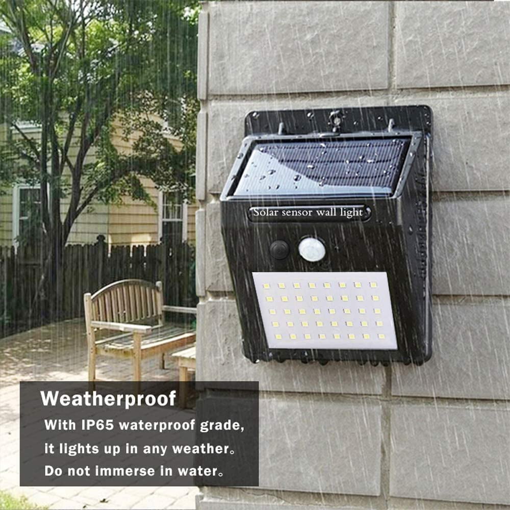 Set of 10, Solar Outdoor Lights LED Security Wall Lights Motion Sensor for Fence,Backyard,Steps,Garage,Garden