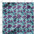 thumbnail image 2 of Soimoi Floral Print - Blue, Moss Georgette Fabric Material - 42 Inch Wide, 1 Yard, Unstitched Versatile Fabric For Dresses, Skirts, Blouses, Drapery Projects, 2 of 6