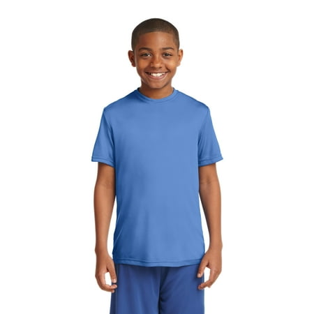 SPORT-TEK Boys PosiCharge Competitor Tee, XS, Carolina Blue