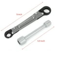 thumbnail image 2 of Double-Ended Metal Pipe Angle Stop Wrench Tool Set for Plumbing Applications, 2 of 6