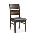 thumbnail image 3 of Scottsdale 7-Piece Extendable Dining Set with 6 Solid Wood Antique Brown Chairs, 3 of 14