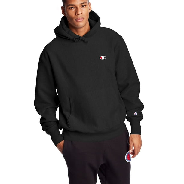 Sudadera con capucha Champion Reverse Weave negra para hombre