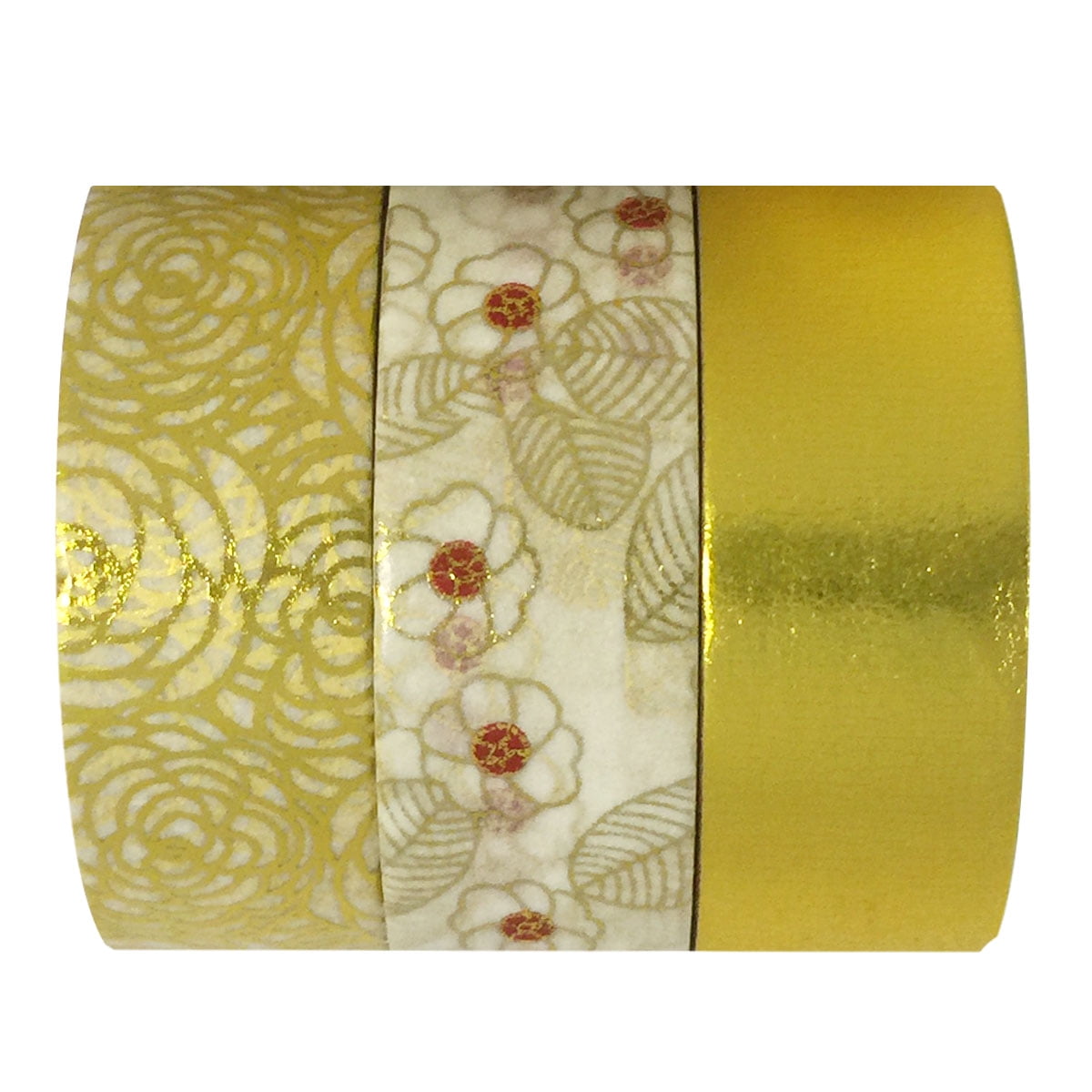 Washi Tape Rose Gold Copper Metallic Foil Polka Dots Spots 15mm x 10m 