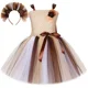 thumbnail image 3 of Vestido tutú del Rey León, disfraz para niñas, ropa de fiesta de cumpleaños en la jungla, disfraces de Carnaval de Halloween para niños, vestido de animales salvajes del zoológico, 3 of 5