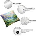 thumbnail image 6 of nygtbtfer Magic Path Mountain Plant deep Forest Tree Pillow Covers Pillowcases Home Decor Bed Couch Sofa Office Living Room Cushion White, 6 of 7