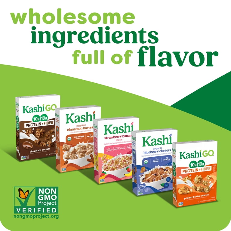 Kashi, Breakfast Cereal, Cinnamon Harvest 18 oz, Whole Grain Fiber