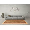 thumbnail image 3 of Ahgly Company Indoor Rectangle Abstract Orange Modern Area Rugs, 2' x 3', 3 of 4