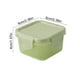 thumbnail image 3 of Mini contenedor cuadrado para almacenar alimentos con tapa - caja bento impermeable de 6x6x4cm • Apta para microondas y lavavajillas • Plástico transparente PP • Blanco, azul, rosa, amarillo, verde, 3 of 6