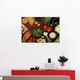 thumbnail image 3 of Kitchen Canvas Wall Art Vegetable Ingredients Picture Dining Room Canvas Painting for Home Wall Decor, Vegetable Framed Artwork for Kitchen Restaurant Wall Decoration Ready to Hang (12" Hx18 W), 3 of 6