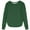BH234 Dark Green, variant on Curuila Toddler Girls Top Long Sleeve Solid Color Crew Neck Tee Slim Fit Breathable Soft Versatile Shirt Black Size 5-6 Years