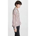 thumbnail image 4 of Free People Womens Striped Button Up Shirt, Off-White, X-Small, 4 of 6