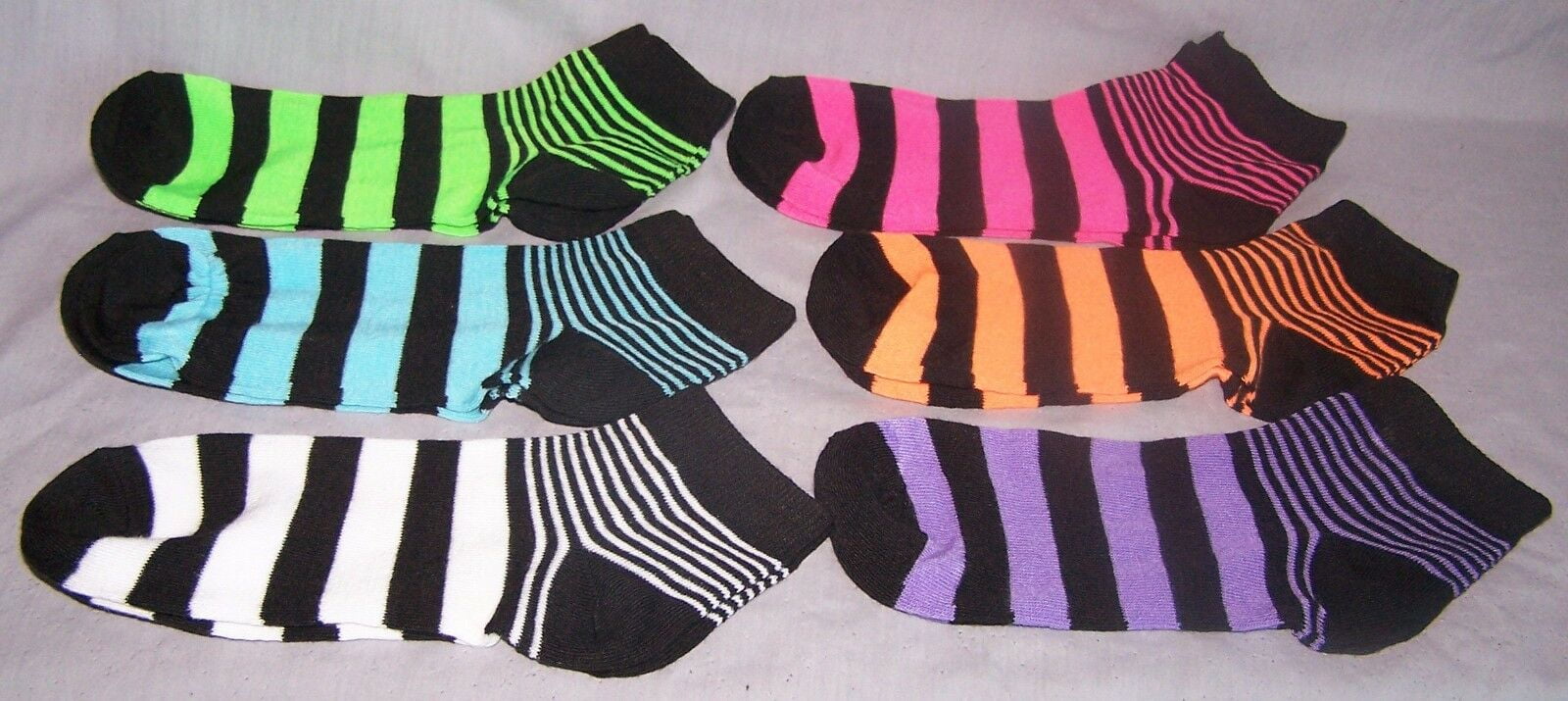 Women's Low Cut Sports Socks Anklet Socks Size 911 6 Pairs Pack