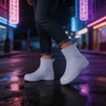 thumbnail image 5 of Homellea Silicone Rain Shoe Covers, Waterproof Reusable Overshoes with Non Slip Sole, Portable Foldable Shoe Protectors for Walking, Cycling, Gardening and Travel, 1 Pair, 5 of 6