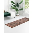 thumbnail image 3 of Rugs.com Medina Collection Rug – 10 Ft Runner Muted Rust Medium Rug Perfect For Hallways, Entryways, 3 of 9